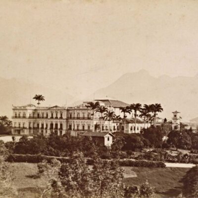 Georges-Leuzinger---Palácio-da-Quinta-da-Boa-Vista,-c.-1865
